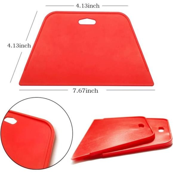 Wallpaper Smoothing Tool with 8 Inch Scraper for Contact Paper Adhesive Vinyl - Picture 3 of 7